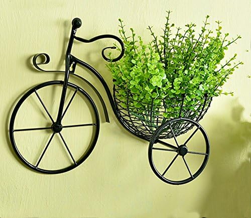 Bicycle Iron Wall Wall Hanging Flower Holder Living Room