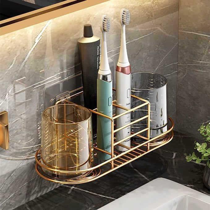 metal Bathroom Wall Shelf Shampoo Storage Rack