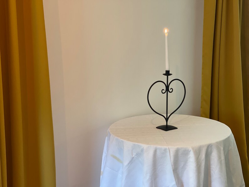 Creative Heart  Shaped Iron candle stand