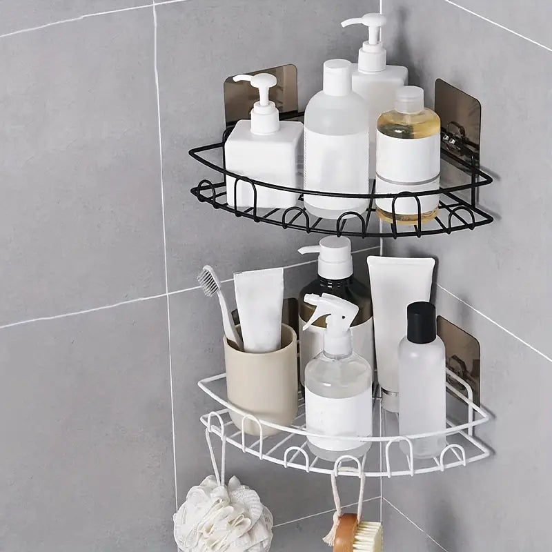 Triangle Corner Shower Rack, Household Corner Stadium Organizer,