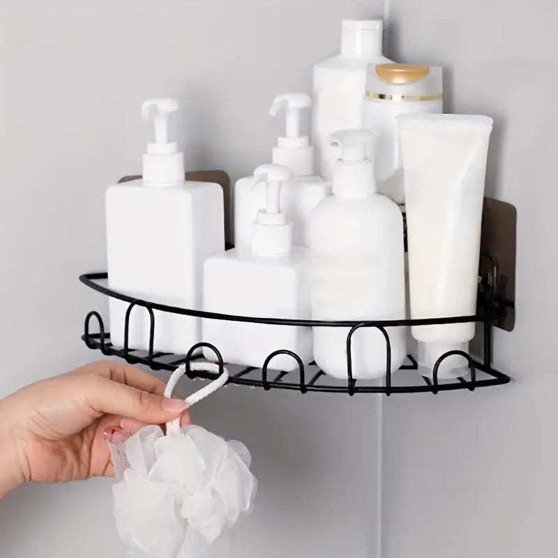 Triangle Corner Shower Rack, Household Corner Stadium Organizer,