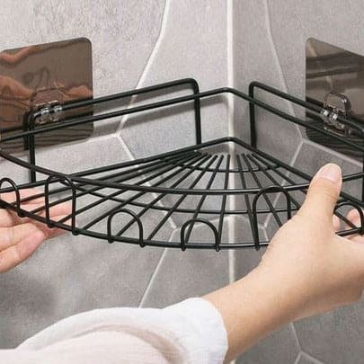 Triangle Corner Shower Rack, Household Corner Stadium Organizer,